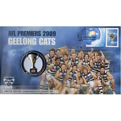 2009 Medallion AFL Premiers Geelong Cats PMC