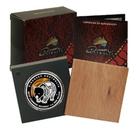 Discover Australia The Dreaming Series Wombat $1 2010 Proof Silver