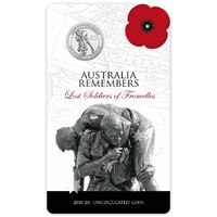 2010 - 20c Australia Remembers Lost Soldiers of Fromelles