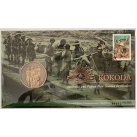 2010 Kokoda - Australia & Papua New Guinea Remember Medallion PNC