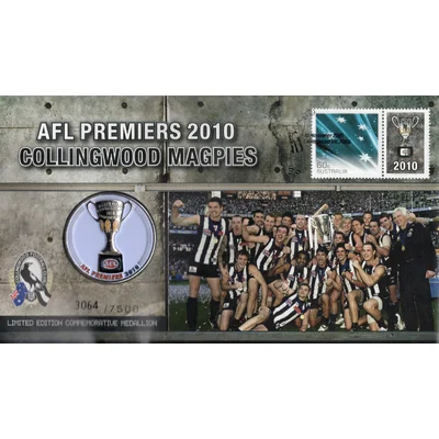 2010 Medallion AFL Premiers Collingwood Magpies PMC