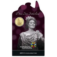 2011 - $1 Inspiring Australians Dame Joan Sutherland