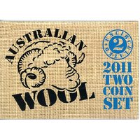 2011 Australian Wool 2 Coin Set