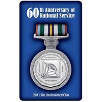 2011 50c 60th Anniversary of National Service