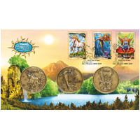 2011 Mythical Creatures - Unicorn, Mermaid, Fairy Medallion PNC