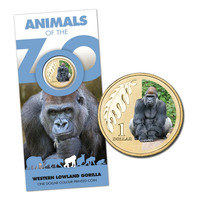 2012 $1 Animals of the Zoo - Western Lowland Gorilla