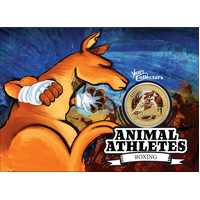 2012 $1 Young Collectors Animal Athletes - Boxing Carded Coin
