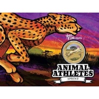 2012 $1 Young Collectors Animal Athletes - Sprint Carded Coin