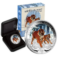 2012 Siberian Tiger 1oz Silver Proof Coin
