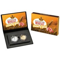 2012 Australian Wheat Fields of Gold 2 Coin Proof Set