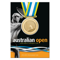 2012 $5 Australian Open - 100th Men's Champion Coin