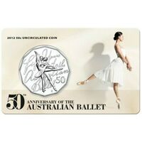 2012 50c 50th Anniv Australian Ballet