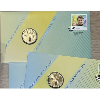 2012 $1 Australian Olympic Gold Medalists - Mens Laser PNC
