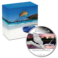 2012 Discover Australia Kooaburrra 1oz Silver Proof Coin