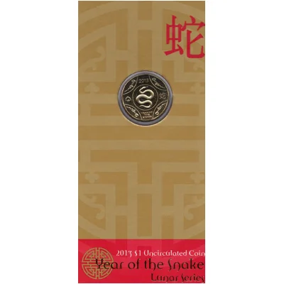 2012 $1 Year of the Dragon Carded