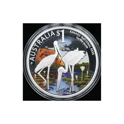 2013 World Heritage Sites Kakadu Silver 1oz - Coloured Coin