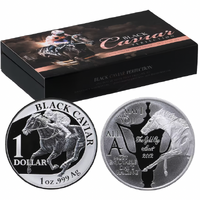 2013 1oz Black Caviar Perfection -  Silver Proof Two-Coin Set