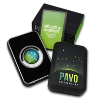2013 $5 Pavo Colour Printed Silver Proof Domed Coin