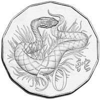 2013 50c Lunar Year of the Snake
