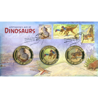 2013 Australia's Age of Dinosaurs - Three Medallions in PNC