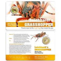2014 $1 Bright Bugs Leichhardt's Grasshopper