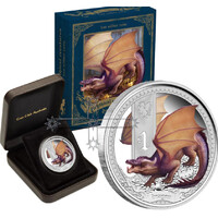 2014 Dragon 1oz Silver Proof Coin