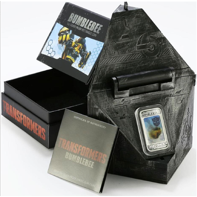 Transformers: Age of Extinction - Bumble Bee Lenticular Silver Proof Coin