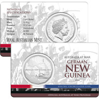 2014 50c Australia At War - German New Guinea