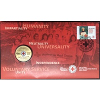 2014 $1 100th Anniversary of the Australian Red Cross PNC