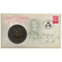 2014 King George V Centenary of Stamps Medallion in PNC