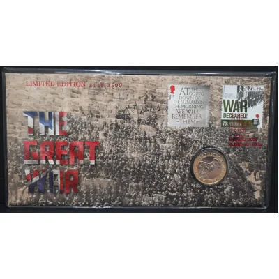2014 The Great War: War Declared 2 Pound PNC [Large Space Format]