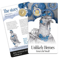 2015 $1 Unlikely Heroes - The Story of Blue Chequer Cock