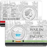 2015 50c Australia at War - War in the Pacific
