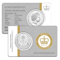 2015 - QE2 longest Monarch Fifty Cents