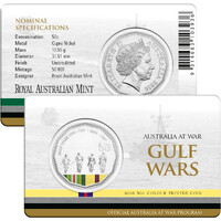 2016 50c Australia at War - Gulf Wars