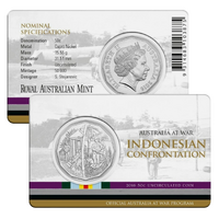 2016 50c Australia at War - Indonesian Confrontation