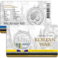 2016 50c Australia at War - Korean War
