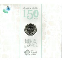 2016 50p Beatrix Potter 150 Years - The Wonderful World of Miss Potter