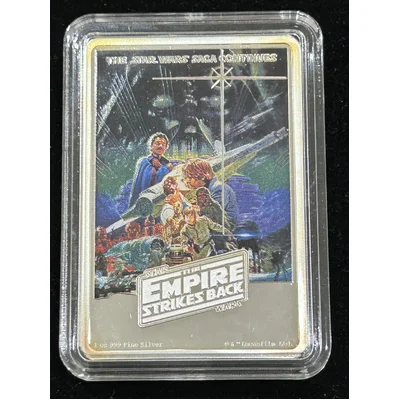2017 1oz Silver - Star Wars - The Empire Strikes Back 40th Anniversary Coin