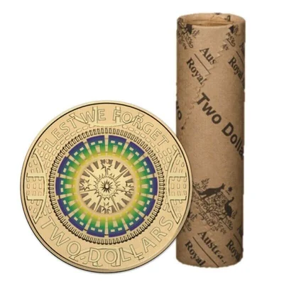 Royal Australian Mint RAM: 2017 $2 Lest We Forget Mosaic Roll