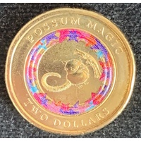 2017 - $2 Possum Magic, Hush Sees her Tail, Purple Coloured Coin