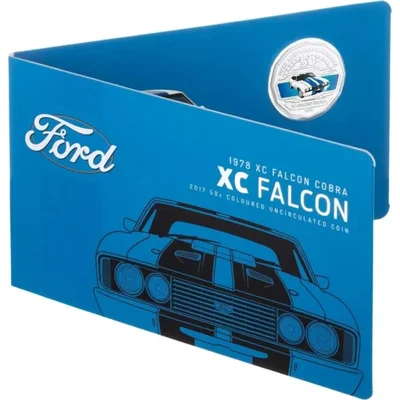 2017 50c 1978 Ford XC Falcon Cobra in Folded Presentation Card