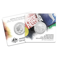 2017 50c Pride & Passion Carded Coin