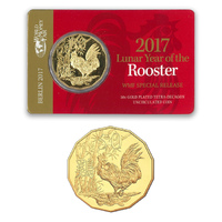 2017 50c WMF Lunar Year of the Rooster