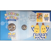 2017 PNC 25 years of Bananas in Pyjamas 2 Coloured coin set