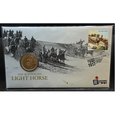 2017 Perth Mint $1 Australian Light Horse PNC
