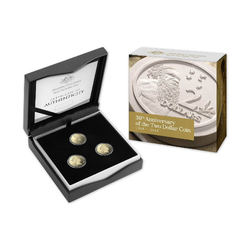 2018 $2 30th Anniversary - Three Coin Collection