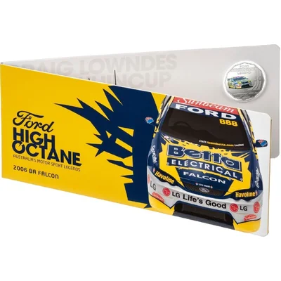 2018 50c High Octane - 2006 Ford BA Falcon in Folded Presentation Card
