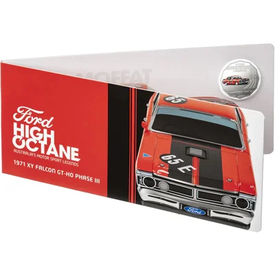 2018 50c High Octane - 1971 Ford XY Falcon GT-HO Phase III in Folded Presentation Card
