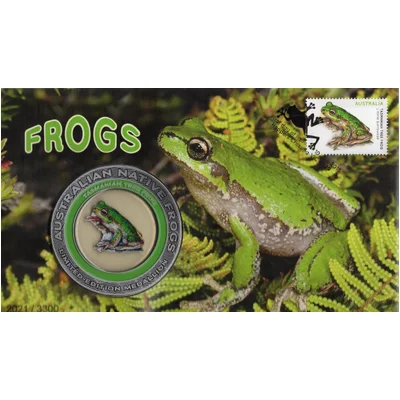 2018 Australian Native Frogs Medallion PMC